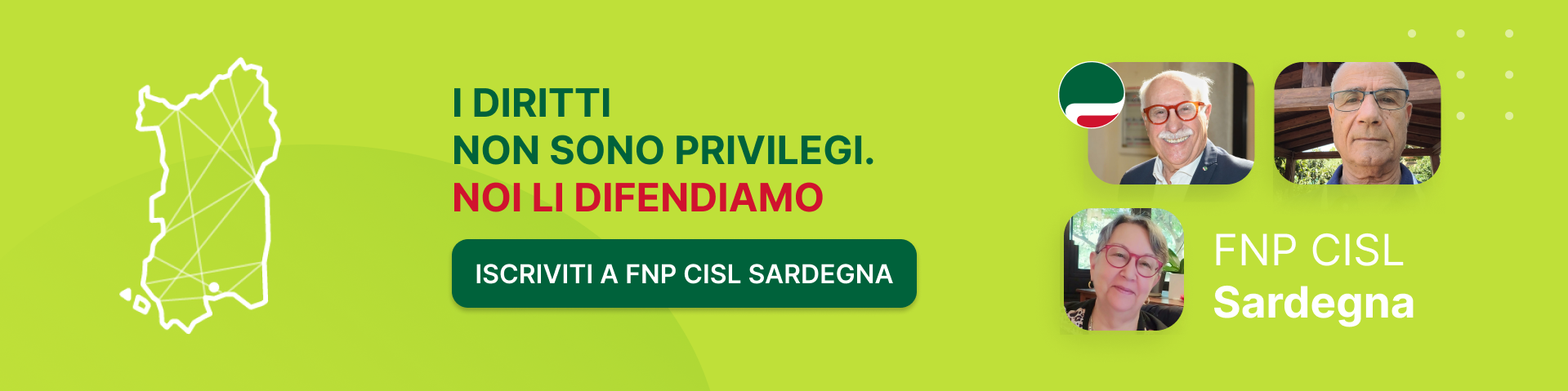 FNP CISL Sardegna - I diritti non sono privilegi. NOI LI DIFENDIAMO